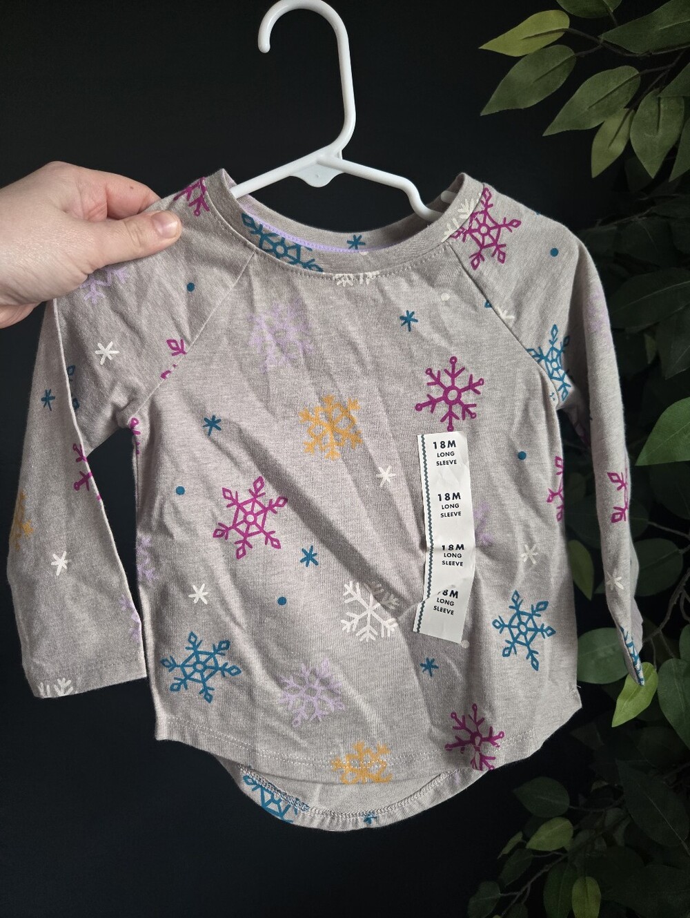 Cat & Jack | Snowflake Long Sleeve Girls 18 Months